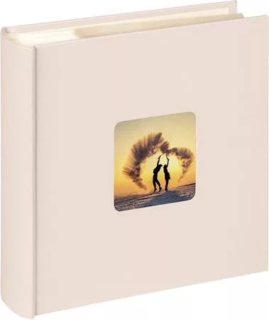Fotóalbum, 200 fotó, 10x15 cm, "Walther Fun Wedding", krémfehér