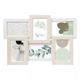   Képkeret, galéria, fa, 6 db 10x15, "Goldbuch Rio", natúr