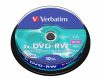 DVD-RW lemez, újraírható, 4,7GB, 4x, 10 db, hengeren, VERBATIM