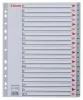 Regiszter, műanyag, A4 Maxi, A-Z, ESSELTE, szürke