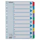 Regiszter, karton, A4, 1-10, ESSELTE "Mylar"