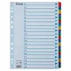 Regiszter, karton, A4, 1-20, ESSELTE "Mylar"