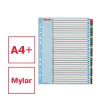 Regiszter, laminált karton, A4 Maxi, 1-31, újraírható, ESSELTE