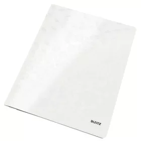   Gyorsfűző, laminált karton, A4, LEITZ "Wow", fehér