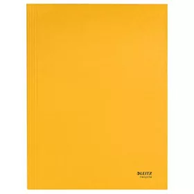   Pólyás dosszié, karton, A4, LEITZ "Recycle", sárga