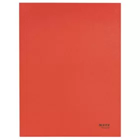   Pólyás dosszié, karton, A4, LEITZ "Recycle", piros