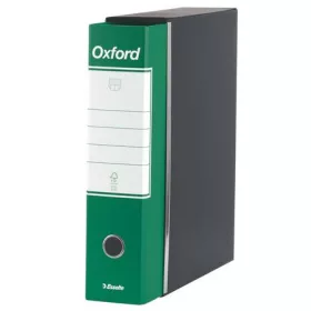   Tokos iratrendező, 80 mm, A4, karton, ESSELTE "Oxford", zöld