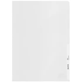   Genotherm, felül és belső oldalon nyitott, A4, PP, 140 mikron, narancsos felület, LEITZ "Recycle"