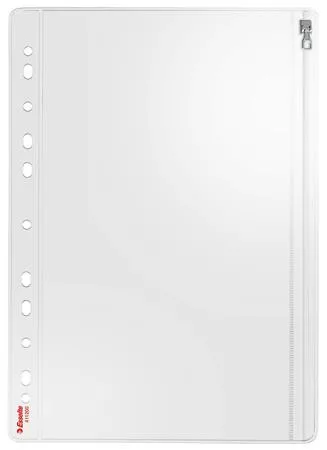 Genotherm, lefűzhető, 200 mikron, víztiszta felület, cipzárral, ESSELTE "Zip"