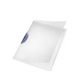   Gyorsfűző, klipes, PP, A4, LEITZ "ColorClip Magic", szürke