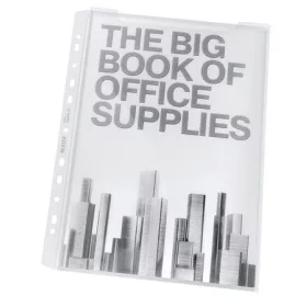   Genotherm, lefűzhető, A4, 180 mikron, víztiszta felület, 20 mm, LEITZ "Jumbo"