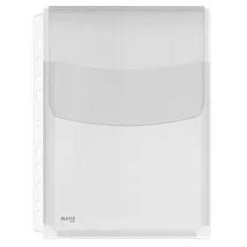   Genotherm, lefűzhető, A4, 170 mikron, narancsos felület, 20 mm, behajtható fül, LEITZ "Jumbo"