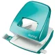 Lyukasztó, kétlyukú, 30 lap, LEITZ "Nexxt Wow", jégkék
