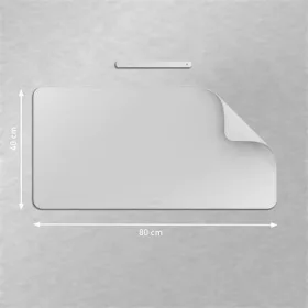 Könyökalátét, 80x40 cm, LEITZ, világosszürke