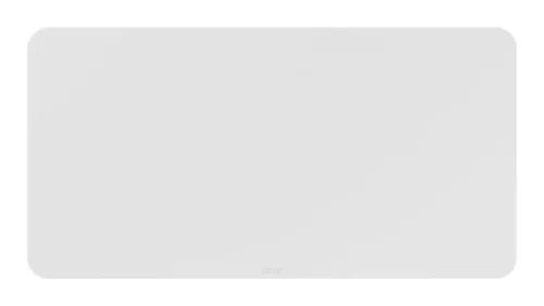 Könyökalátét, újrahasznosított bőr, 70x36 cm, LEITZ, világosszürke