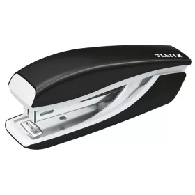   Tűzőgép, mini, No. 10, 10 lap, fém, LEITZ"Nexxt Wow", fekete