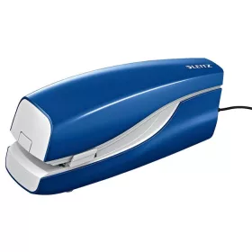   Tűzőgép, elektromos, 24/6, 20 lap, LEITZ "Nexxt 5533", kék