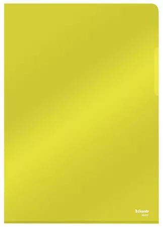 Genotherm, "L", A4, 150 mikron, víztiszta felület, ESSELTE "Luxus", sárga