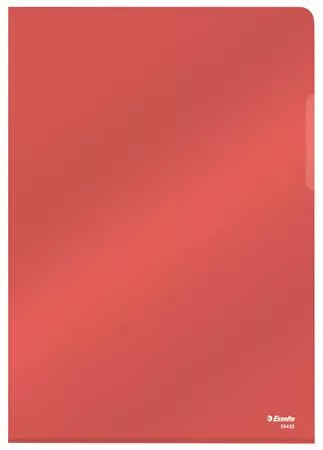 Genotherm, "L", A4, 150 mikron, víztiszta felület, ESSELTE "Luxus", piros