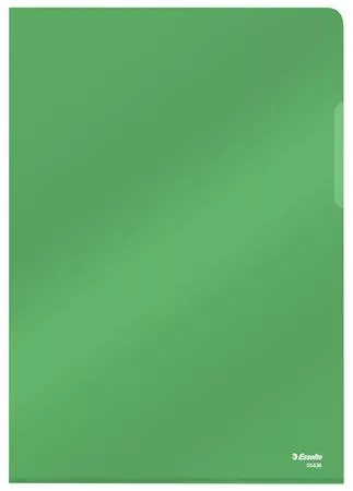 Genotherm, "L", A4, 150 mikron, víztiszta felület, ESSELTE "Luxus", zöld