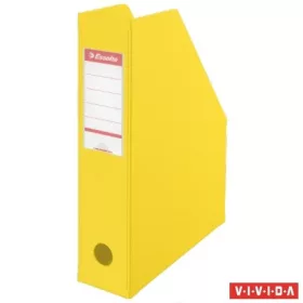   Iratpapucs, PVC/karton, 70 mm, összehajtható, ESSELTE, Vivida sárga