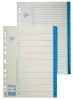 Regiszter, karton, A4, 1-12, ESSELTE, fehér