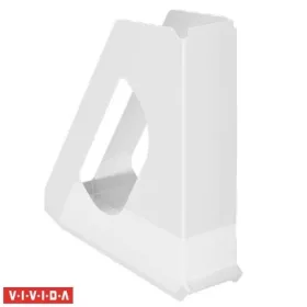   Iratpapucs, műanyag, 68 mm, ESSELTE "Europost", Vivida fehér
