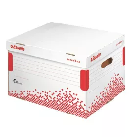   Archiválókonténer, újrahasznosított karton, felfelé nyíló, ESSELTE "Speedbox", fehér