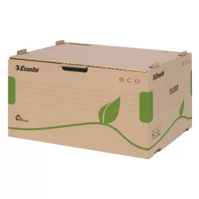   Archiválókonténer, újrahasznosított karton, előre nyíló, ESSELTE "Eco", barna