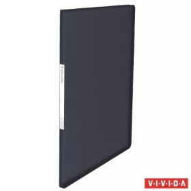  Bemutatómappa, 20 zsebes, A4, ESSELTE "Vivida", fekete