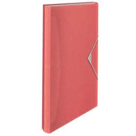   Harmonikamappa, A4, PP, 6 rekeszes, ESSELTE "Colour'Breeze", korall