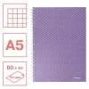 Spirálfüzet, A5, kockás, 80 lap, ESSELTE "Colour'Breeze", levendula