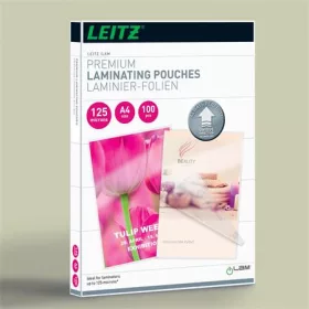 Meleglamináló fólia, 125 mikron, A4, fényes, UDT technológiával, LEITZ "iLam"