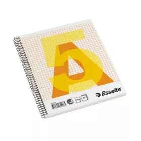 Spirálfüzet, A5, kockás, 70 lap, ESSELTE
