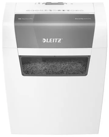 Iratmegsemmisítő, konfetti, 6 lap, LEITZ "IQ Home"