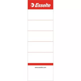   Cserecímke, iratrendezőhöz, kétoldalas, 50x158 mm, ESSELTE, fehér