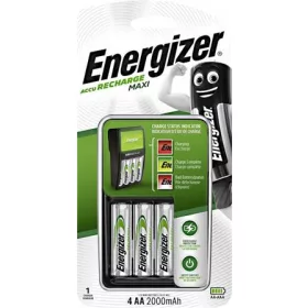 Elemtöltő, AA ceruza/AAA mikro, 4x2000 mAh AA, ENERGIZER "Maxi"