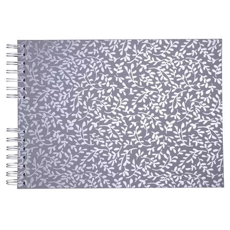 Fotóalbum, spirál, 32x22 cm, 25 lap, EXACOMPTA "AutentiK", kékesszürke