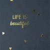 Fotóalbum, spirál, 32x22 cm, 25 lap, EXACOMPTA "Life", kék