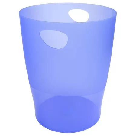 Papírkosár, 15 liter, PP, EXACOMPTA "Linicolor", jégkék