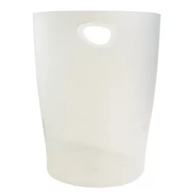   Papírkosár, 15 liter, PP, EXACOMPTA "Office", matt fehér
