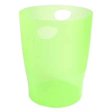 Papírkosár, 15 liter, PP, EXACOMPTA "Linicolor", almazöld