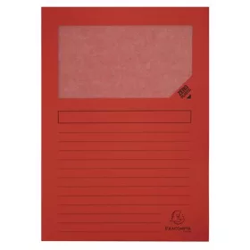   Mappa, ablakos, karton, EXACOMPTA "Forever®", piros