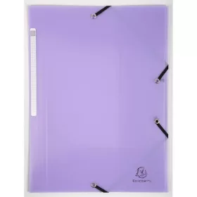   Gumis mappa, PP, A4, EXACOMPTA "Chromaline Pastel", lila