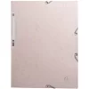 Gumis mappa, prespán, A4, EXACOMPTA "Skandi", nude