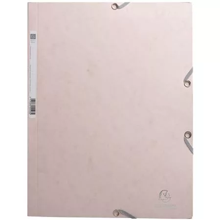 Gumis mappa, prespán, A4, EXACOMPTA "Skandi", nude