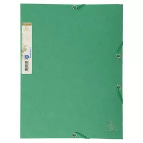   Gumis mappa, karton, A4, EXACOMPTA "Forever®", zöld