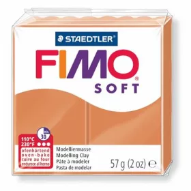 Gyurma, 57 g, égethető, FIMO "Soft", konyak