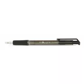   Golyóstoll, 0,4 mm, nyomógombos, FLEXOFFICE "EasyGrip", fekete