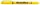 Szövegkiemelő, 1,0/4,0 mm, kétvégű, FLEXOFFICE "HL01", sárga